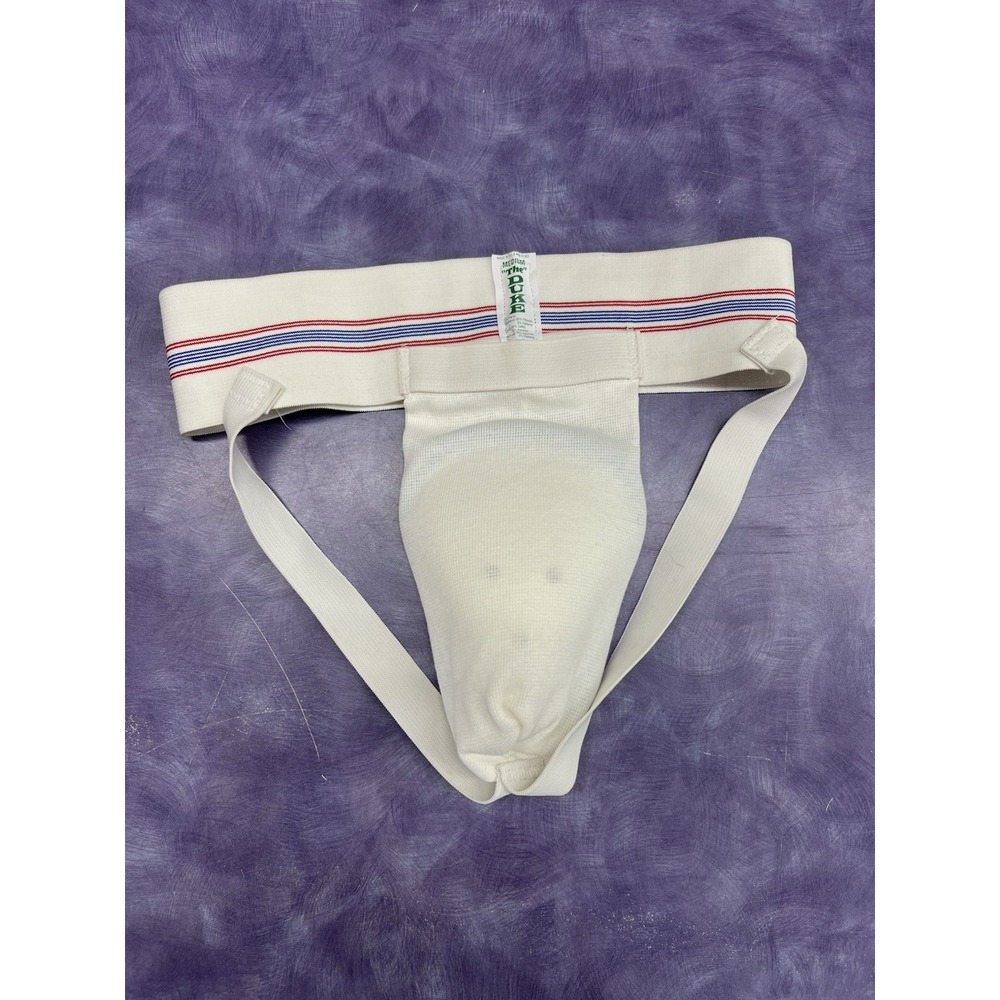 Vintage Duke Athletic Supporter Jockstrap Mens Medium Made in USA 70s Deadstock